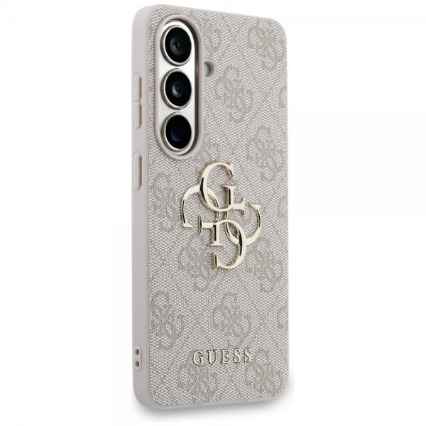 Guess Samsung Galaxy S26 Skal 4G Metal Logo Rosa