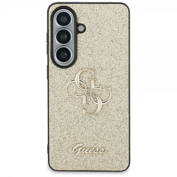 Guess Samsung Galaxy S26 Skal Fixed Glitter Guld