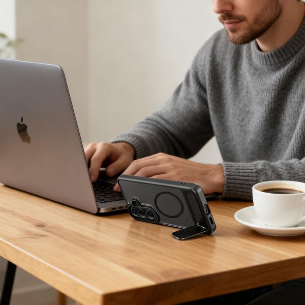 Tech-Protect Samsung Galaxy S26 Plus Skal MagRack MagSafe Svart