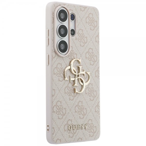Guess Samsung Galaxy S26 Ultra Skal 4G Metal Logo Rosa