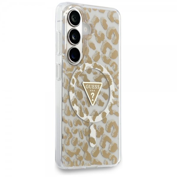 Guess Samsung Galaxy S26 Skal Leopard Print MagSafe Brun