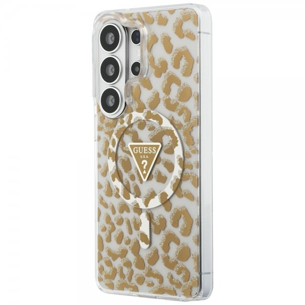 Guess Samsung Galaxy S26 Ultra Skal Leopard Print MagSafe Brun