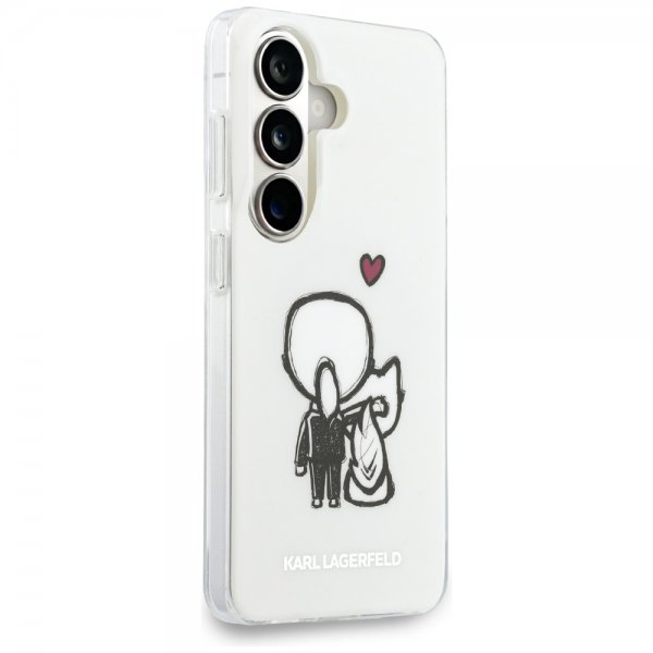 Karl Lagerfeld Samsung Galaxy S26 Skal Karl & Choupette MagSafe Vit