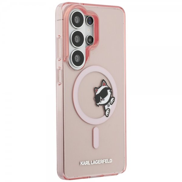 Karl Lagerfeld Samsung Galaxy S26 Ultra Skal Choupette Peekaboo MagSafe Rosa