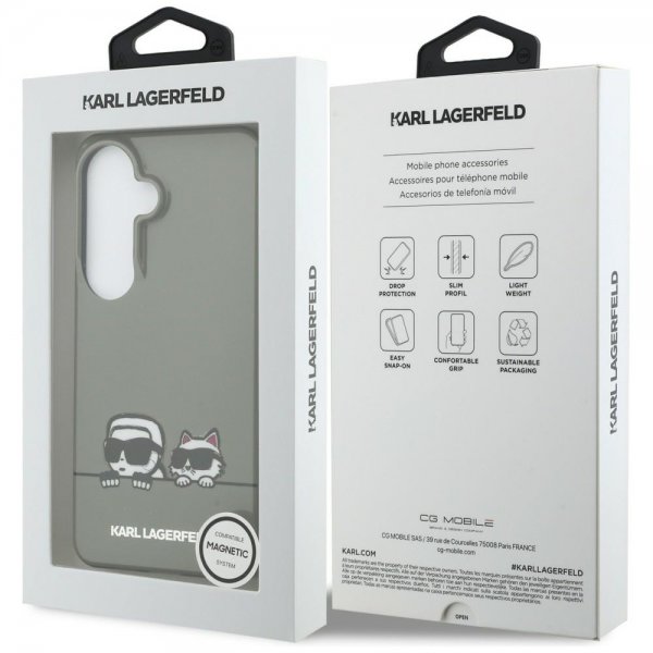 Karl Lagerfeld Samsung Galaxy S26 Skal Peekaboo MagSafe Svart