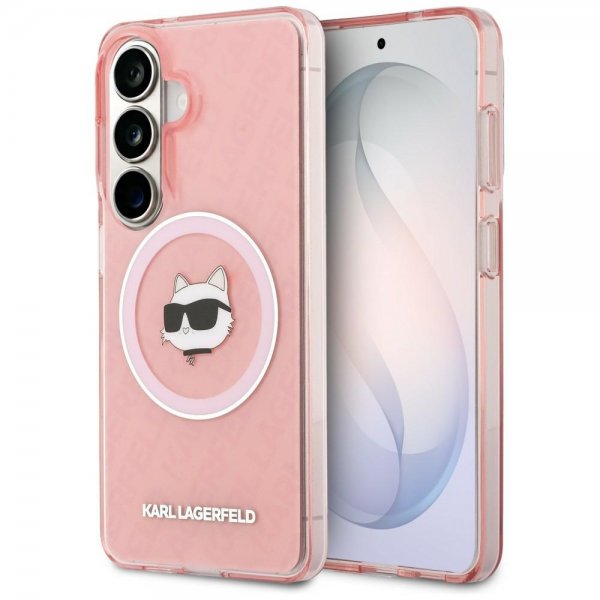 Karl Lagerfeld Samsung Galaxy S26 Plus Skal Choupette MagSafe Rosa