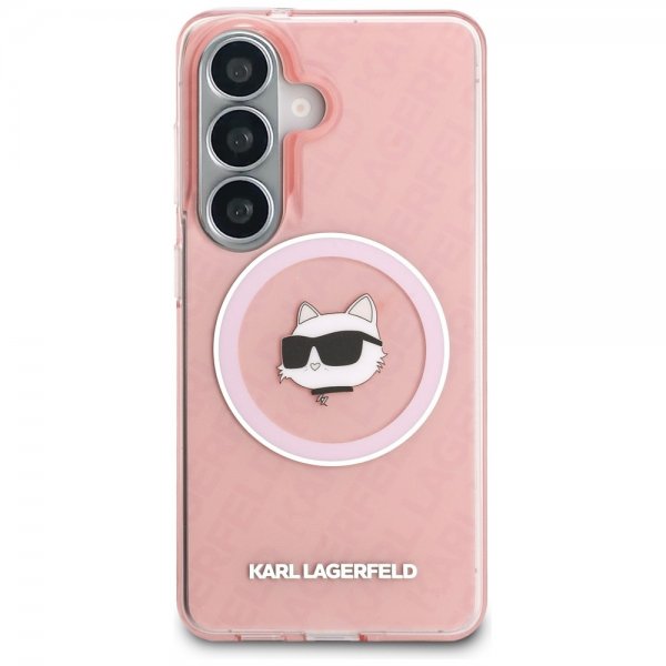 Karl Lagerfeld Samsung Galaxy S26 Plus Skal Choupette MagSafe Rosa