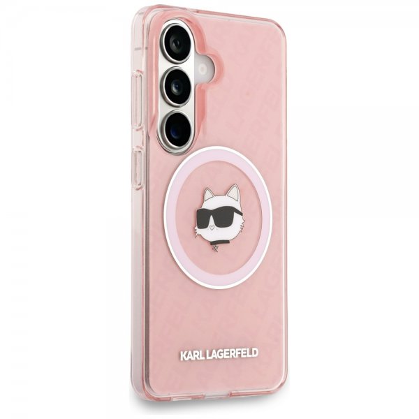Karl Lagerfeld Samsung Galaxy S26 Plus Skal Choupette MagSafe Rosa