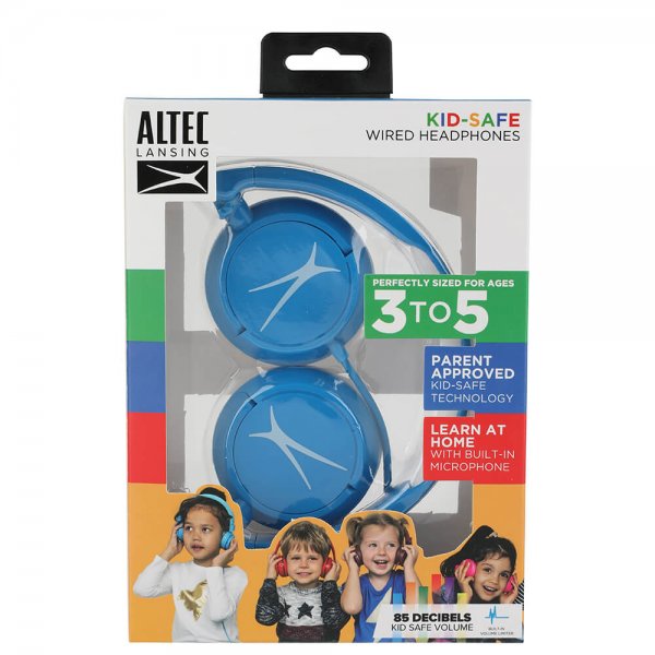 Altec Lansing Hörlurar Barn Trådad On-Ear Blå