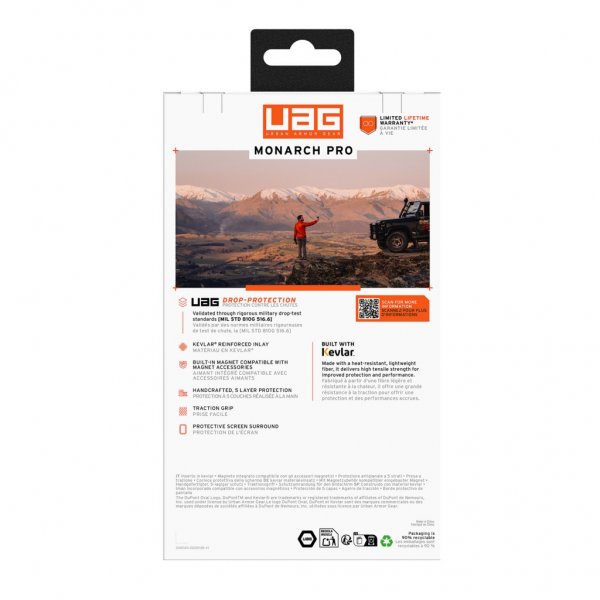 Urban Armor Gear (UAG) Samsung Galaxy S26 Plus Skal Monarch Pro Kevlar MagSafe Svart
