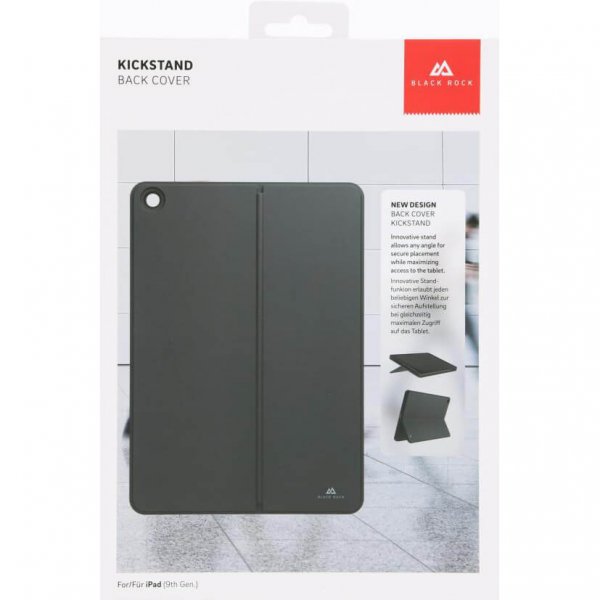 Black Rock iPad 10.2 (gen 7/8/9) Skal Kickstand Back Cover Svart