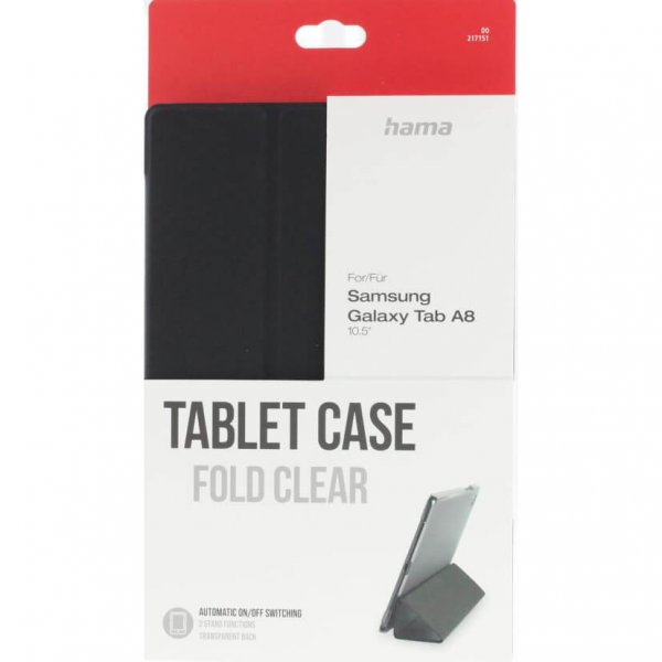 Hama Samsung Galaxy Tab A8 Fodral Fold Clear Svart