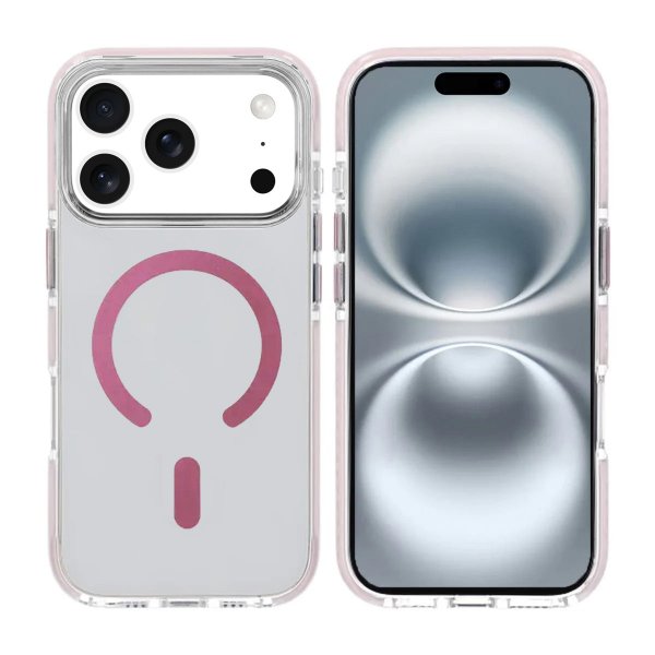 iPhone 17 Pro Max Skal Stöttålig MagSafe Rosa