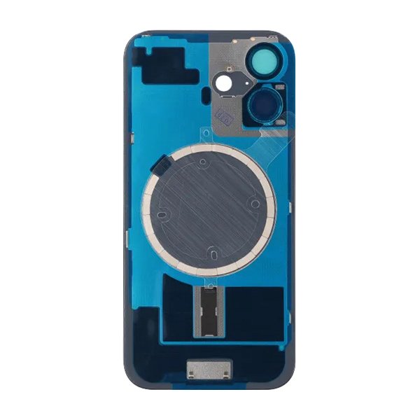 iPhone 16 Baksida Glas med Magnet och Kameralins - Svart