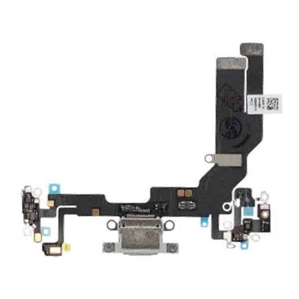 iPhone 16e Laddkontakt med Flexkabel - Vit