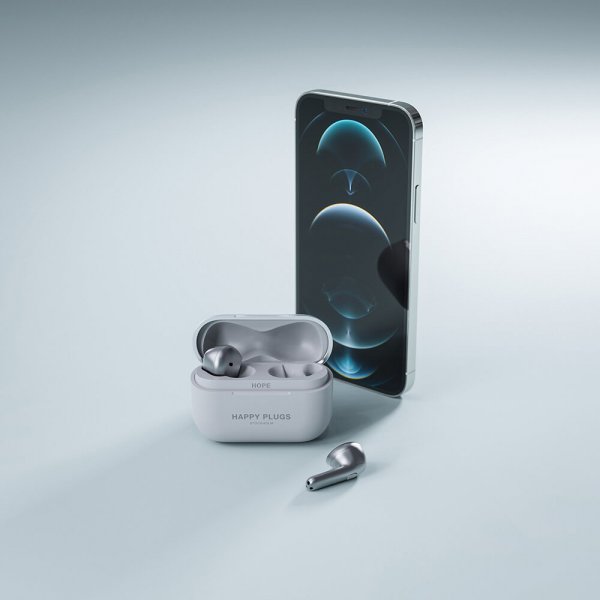 Happy Plugs Hope TWS Silver