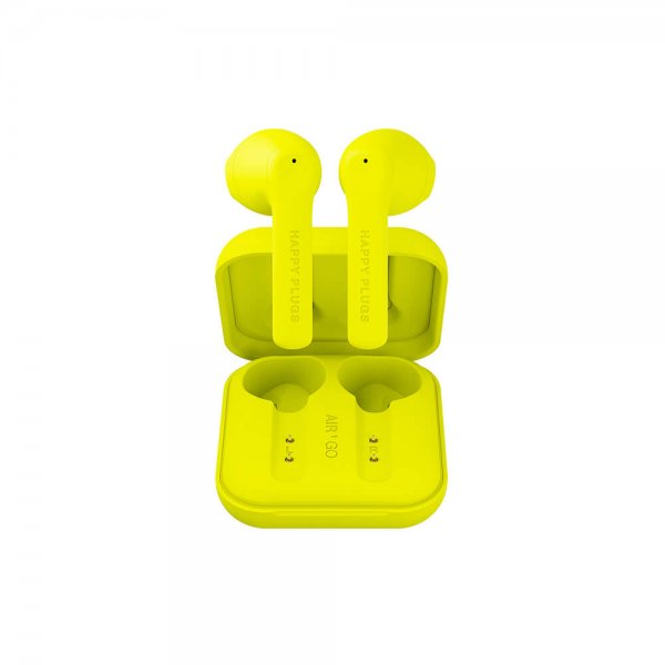 Happy Plugs Hörlurar Air 1 Go In-Ear TWS Neongul