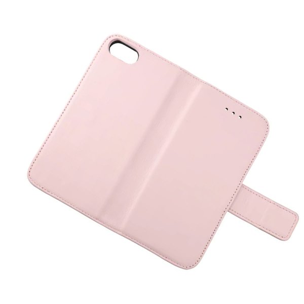 Rvelon iPhone 7/8/SE Fodral Äkta läder Kortfack Rosa