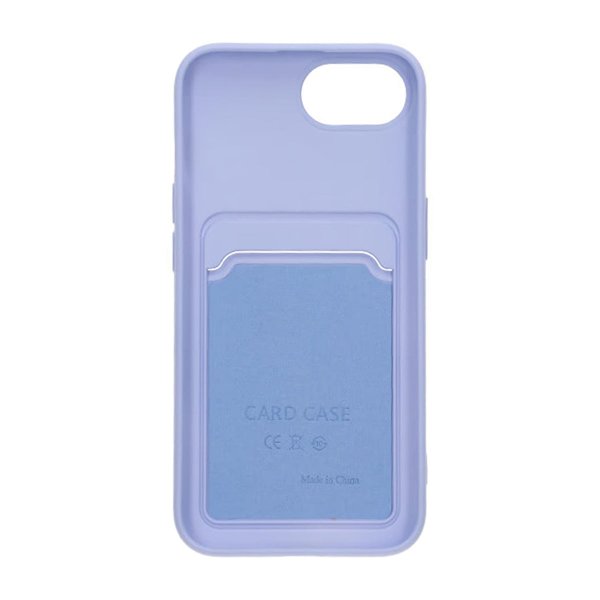 iPhone 16e/17e Skal Korthållare Lila