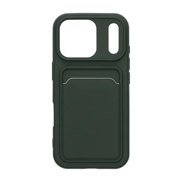 iPhone 17 Pro Skal Korthållare Grön