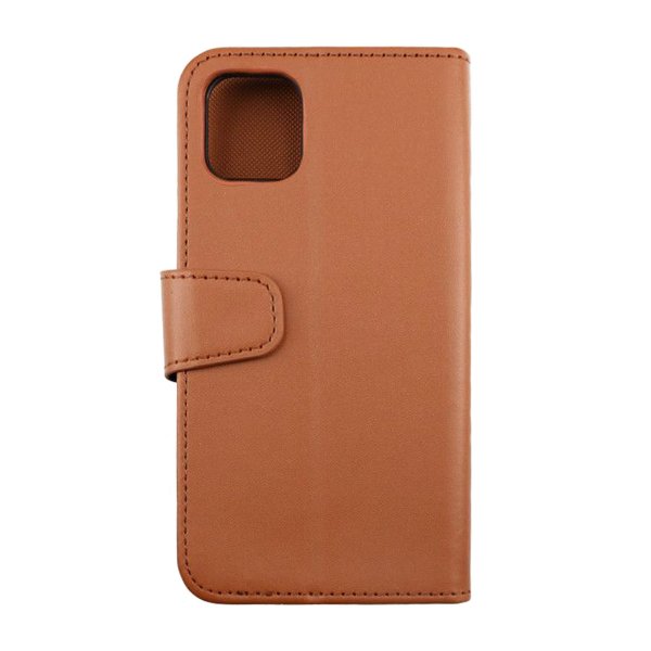 Rvelon iPhone 11 Fodral 4 Kortfack Brun