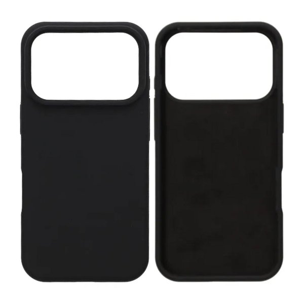 iPhone 17 Pro Skal Liquid Silicone Svart