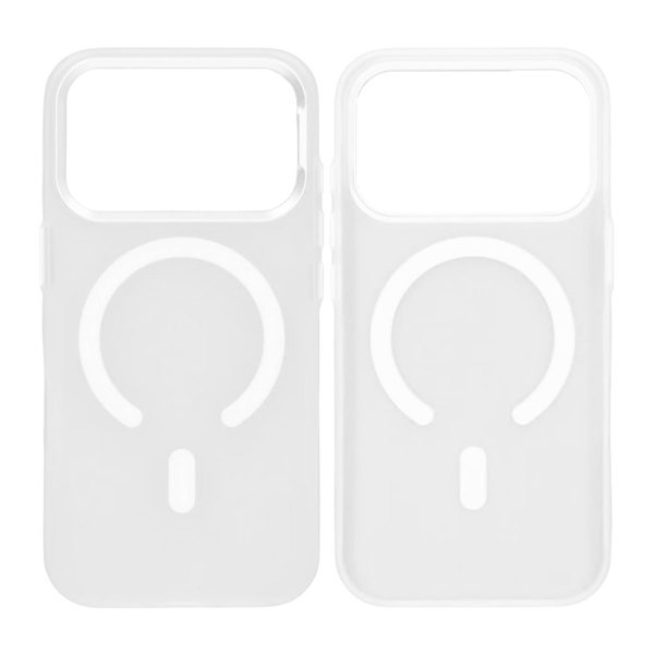 iPhone 17 Pro Max Skal Kamerasarg MagSafe Vit Transparent