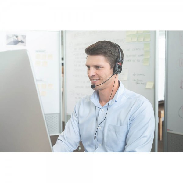 Koss Hörlurar PortaPro Communication Headset On-Ear Mic Svart
