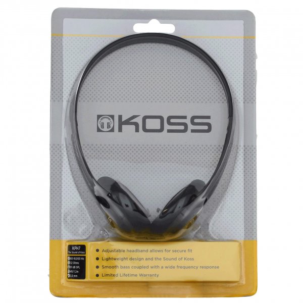 Koss Hörlurar KPH7 On-Ear Svart