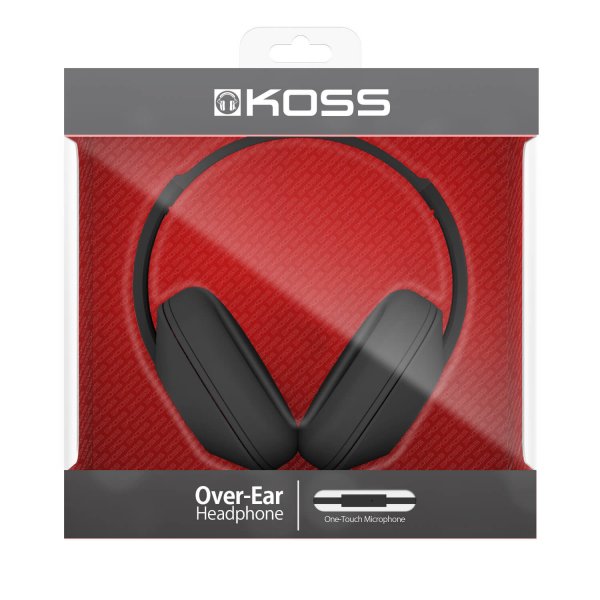 Koss Hörlurar UR23i Over Ear One Touch Mic Svart