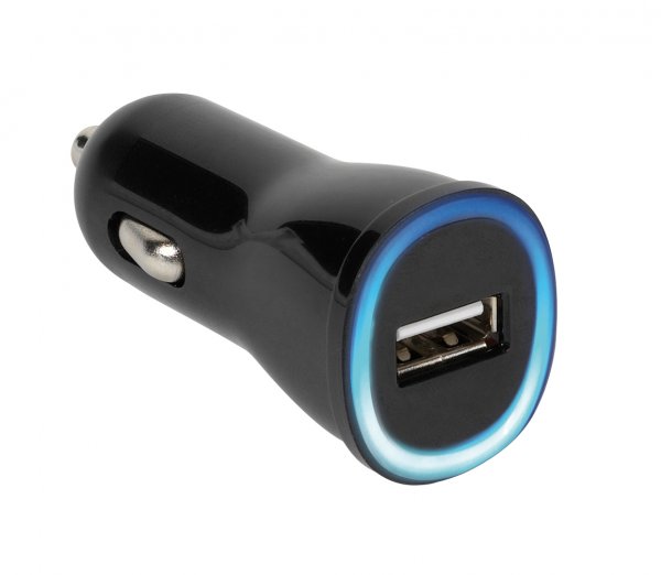 Vivanco Billaddare 1xUSB-A 2.1A 12/24V Svart