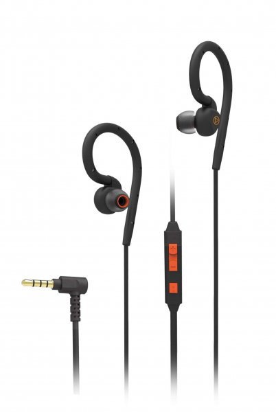 Vivanco Trådade Hörlurar Sports Earphones 3.5mm Svart