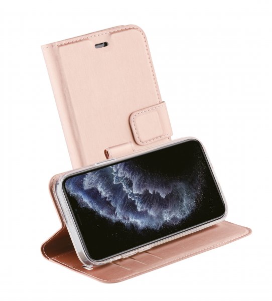 Vivanco iPhone 12 Mini Fodral Classic Wallet Roseguld
