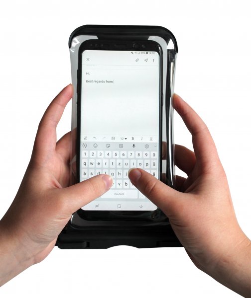 Vivanco 6.7" Smartphone Beach Bag Vattentätt Fodral IPX8 Svart