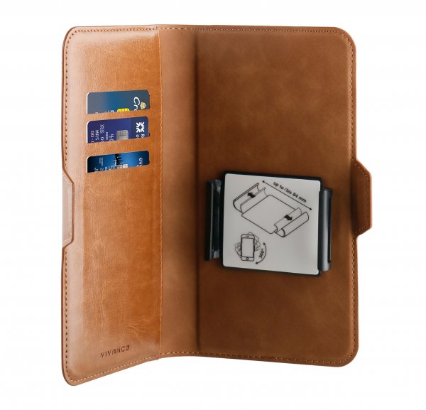 Vivanco Fodral Universal Book Case XL Brun