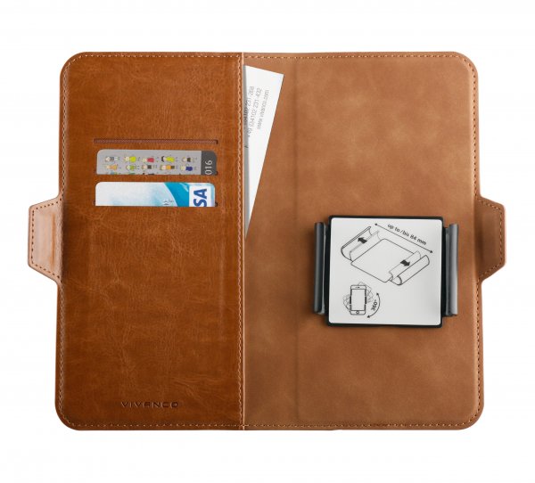 Vivanco Fodral Universal Book Case XL Brun