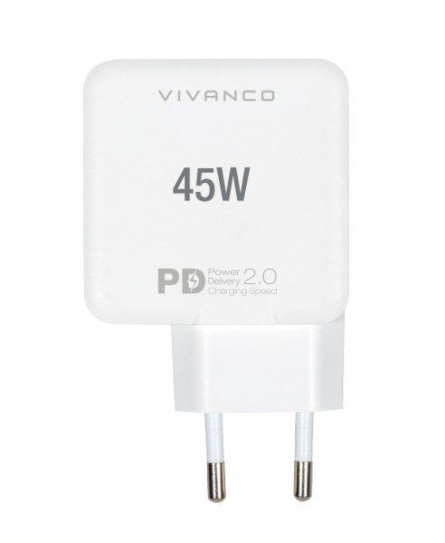 Vivanco Laddare Super Fast PD Dual Charger 45W