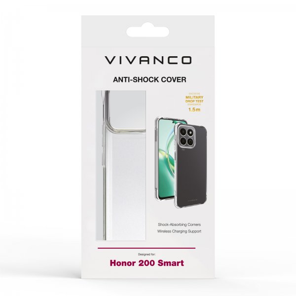 Vivanco Honor 200 Smart Skal Anti-Shock Transparent