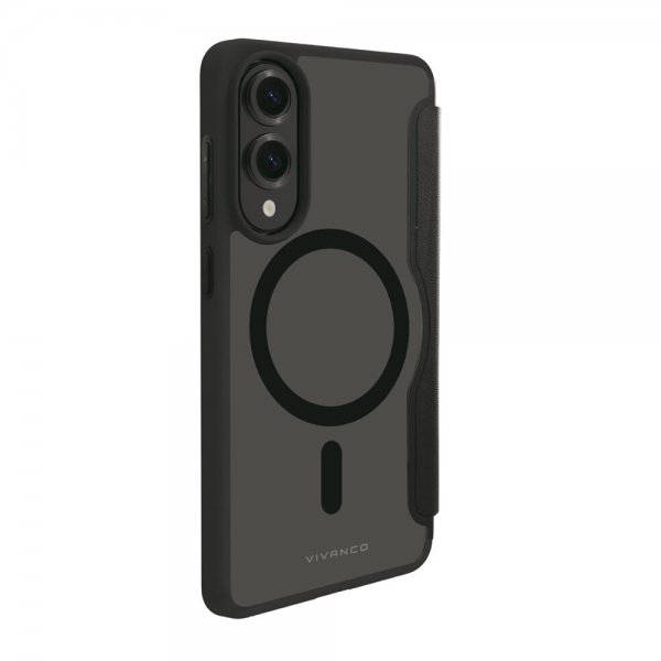 Vivanco Samsung Galaxy S25 Edge Fodral Mag Wallet Svart