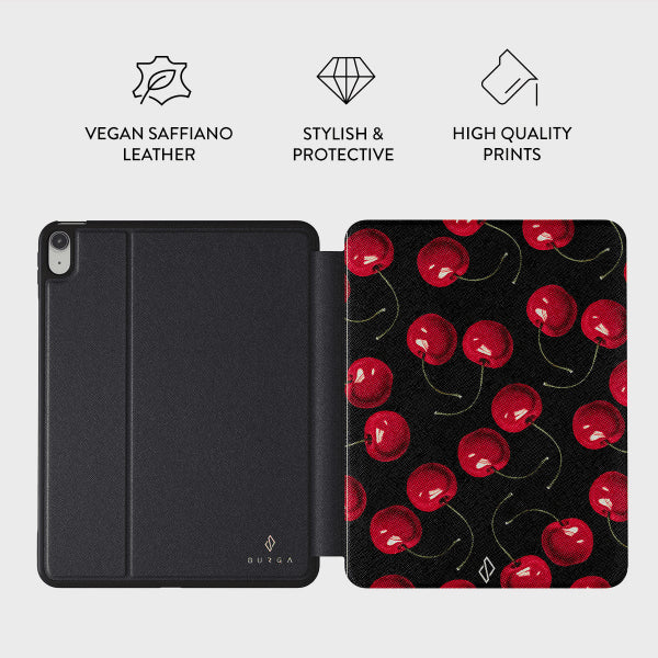 Burga iPad 10.9 (gen 10)/iPad 11 (A16) Fodral Folio Cherrybomb