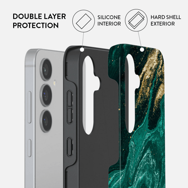 Burga Samsung Galaxy S24 Skal Tough Emerald Pool