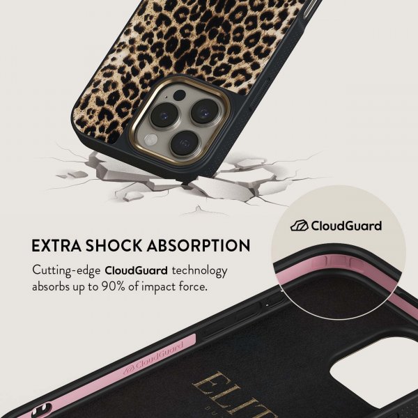 Burga iPhone 15 Plus Skal Elite Dark MagSafe Player