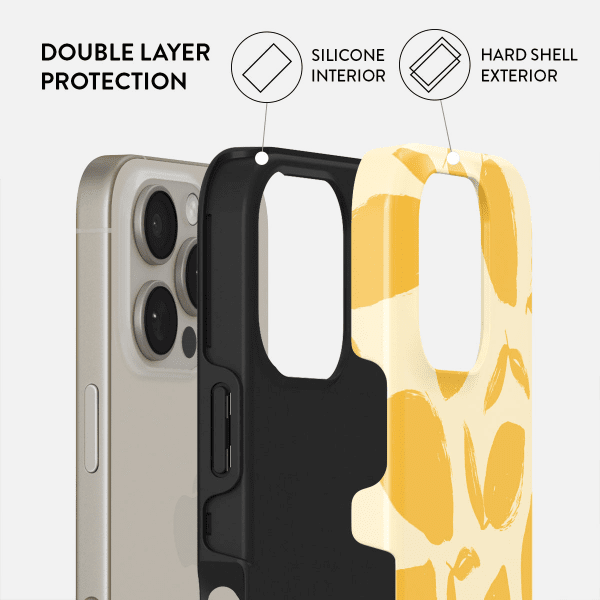 Burga iPhone 16 Skal Tough MagSafe Lemon Tart