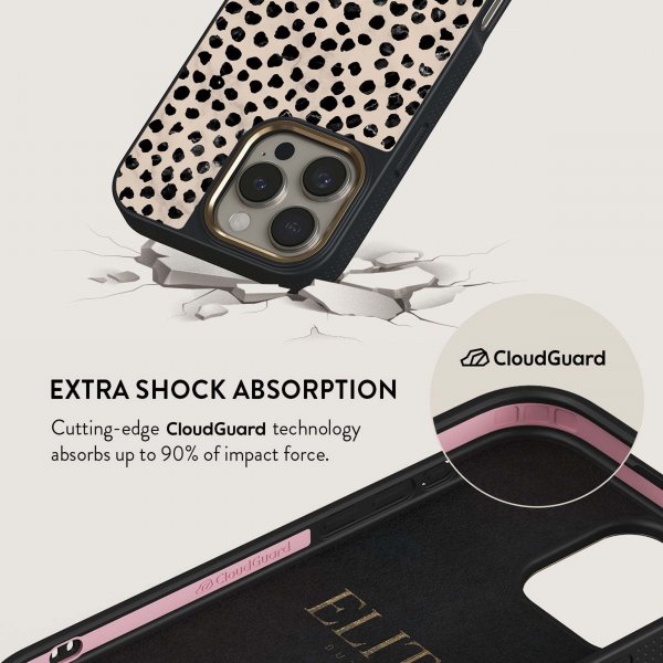 Burga iPhone 16 Pro Skal Elite Dark MagSafe Almond Latte