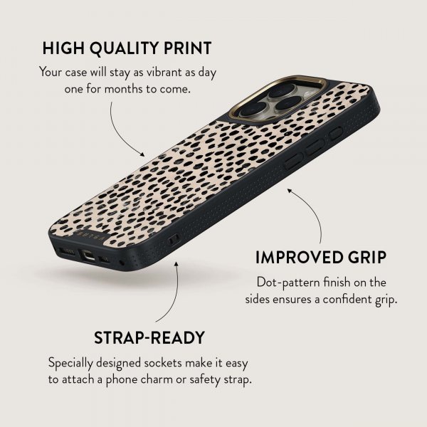Burga iPhone 16 Plus Skal Elite Dark MagSafe Almond Latte