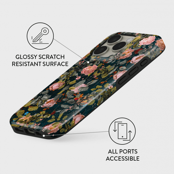 Burga iPhone 16 Plus Skal Tough MagSafe Bloomy Garden