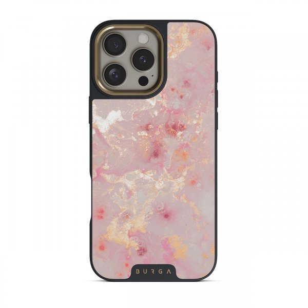 Burga iPhone 15 Pro Skal Elite Dark MagSafe Golden Coral