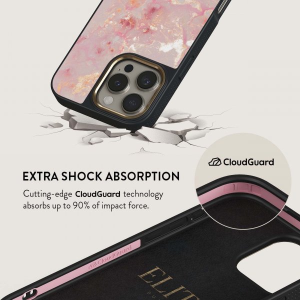 Burga iPhone 16 Pro Max Skal Elite Dark MagSafe Golden Coral
