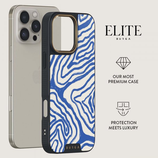 Burga iPhone 16 Pro Max Skal Elite Dark MagSafe Seven Seas
