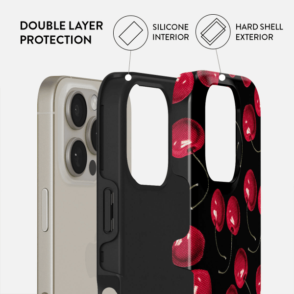 Burga iPhone 16 Skal Tough MagSafe Cherrybomb